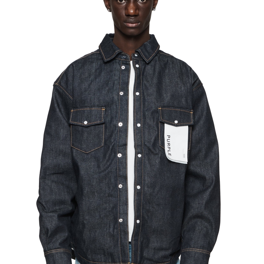 PURPLE Men's Denim Shirt Jacket